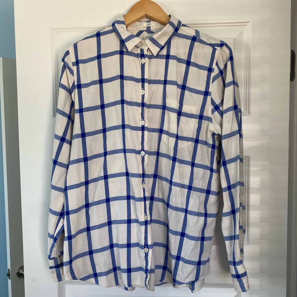 J CREW Boy Fit Flannel